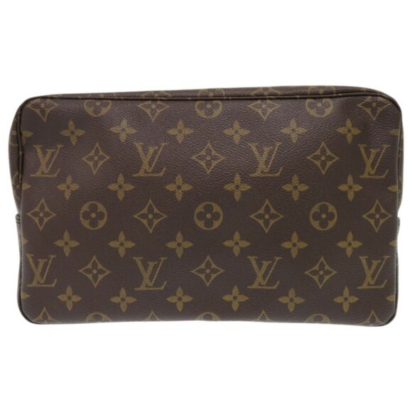LOUIS VUITTON Authentic Brown Monogram Pouch